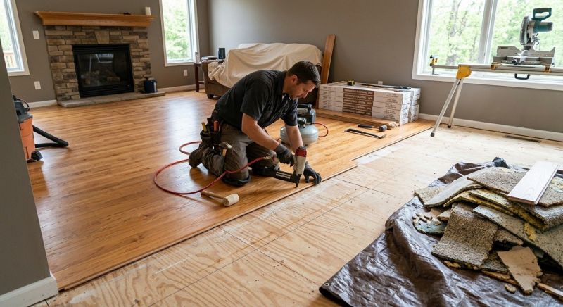 Finished Floor Installation in San Antonio, TX
