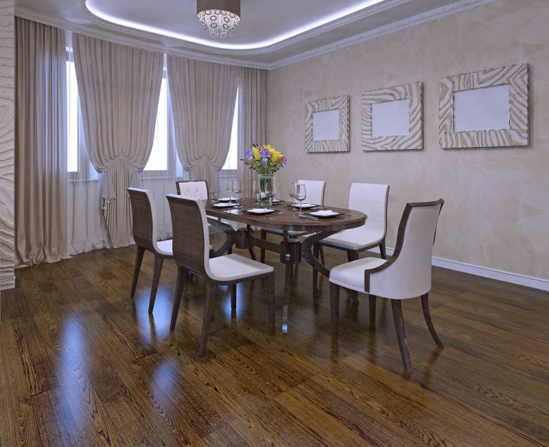 Elegant Dining Room Hardwood